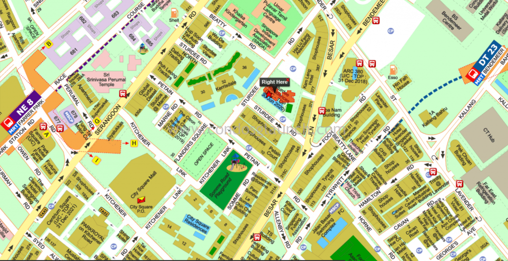 Sturdee Residences Actual Location