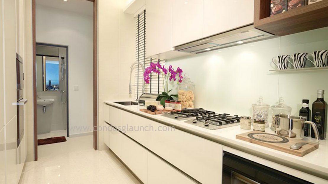 One Balmoral Fully Equipped Kitchen