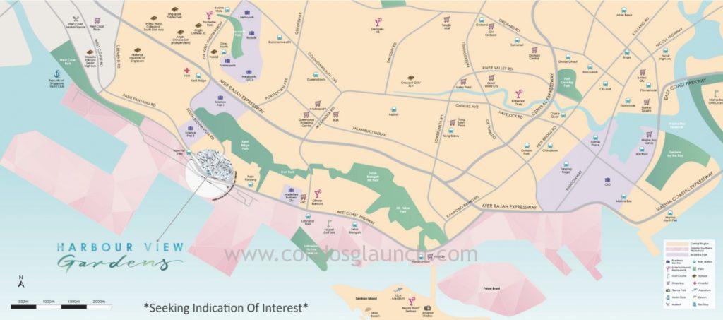 Harbour View Gardens location Map