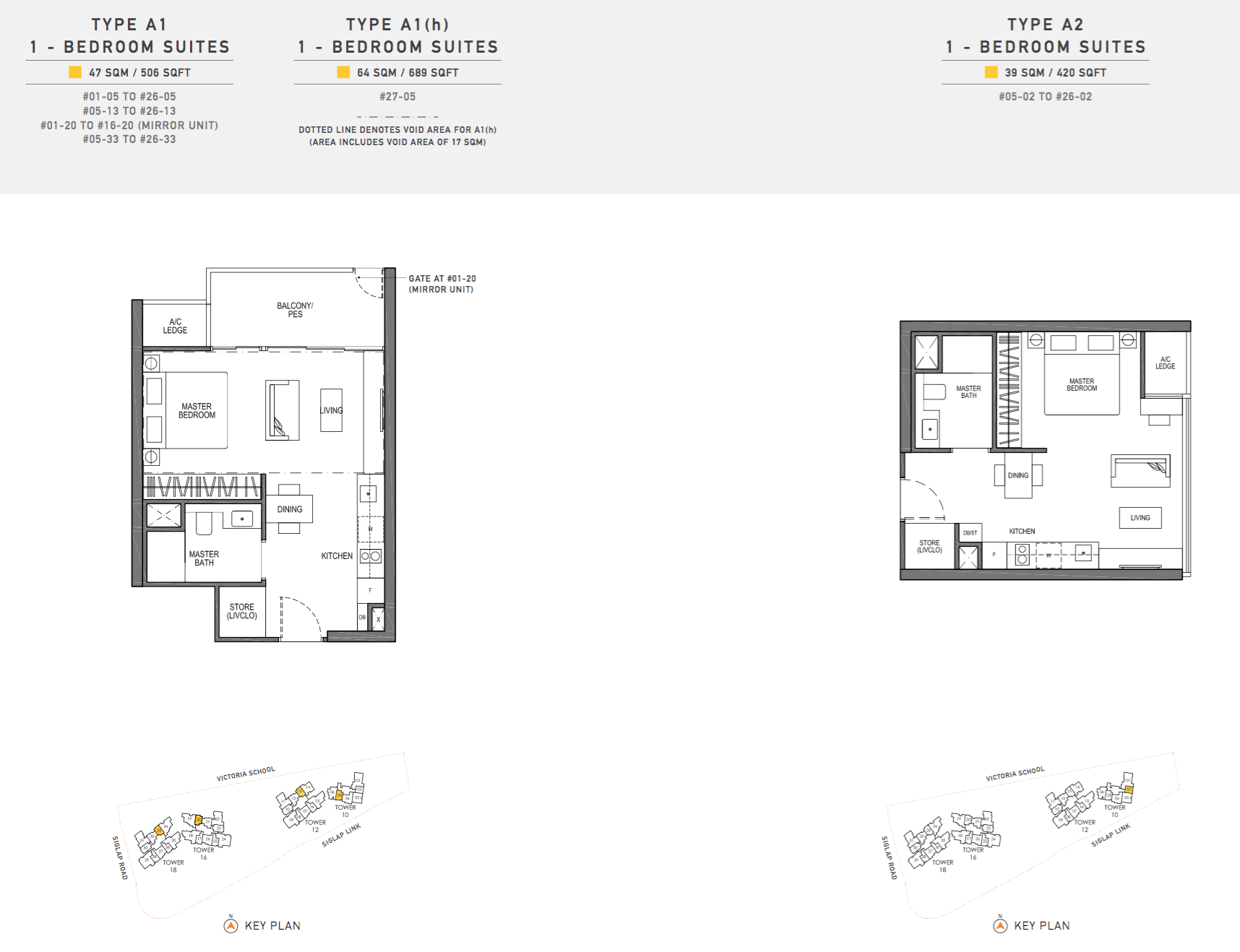 1 Bedroom Suites