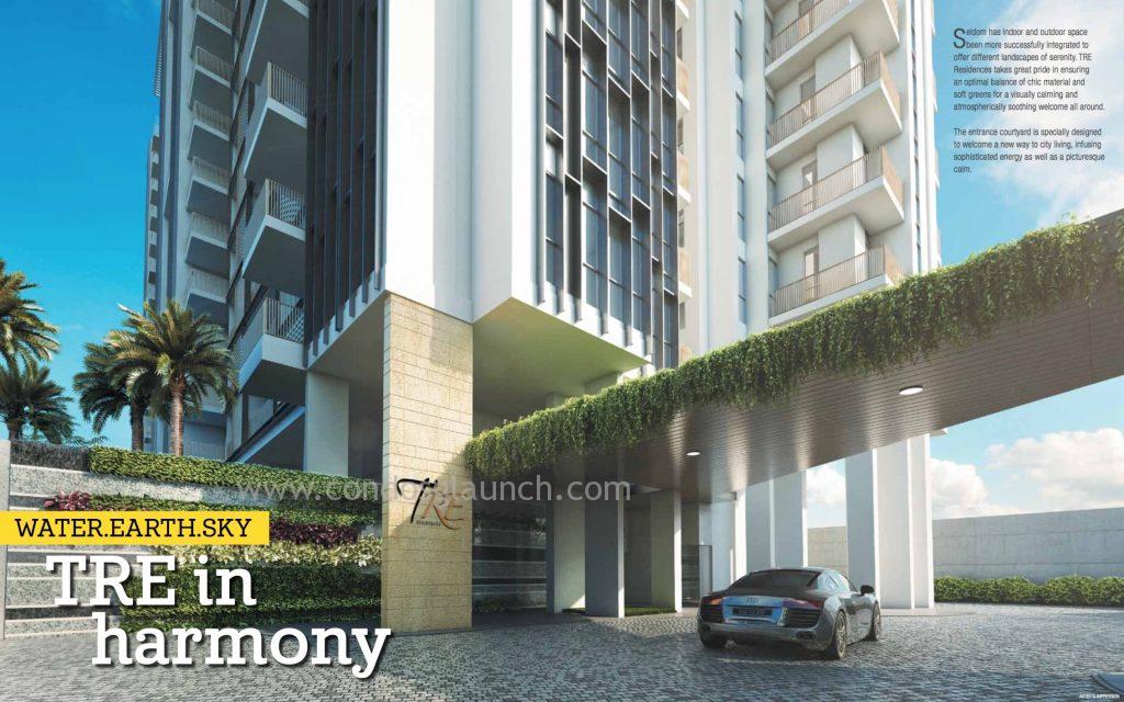 TRE Residences Grand Entrance