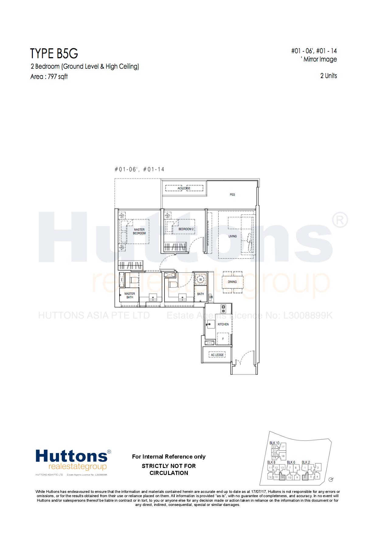 2 Bedroom Show flat Floor Plan