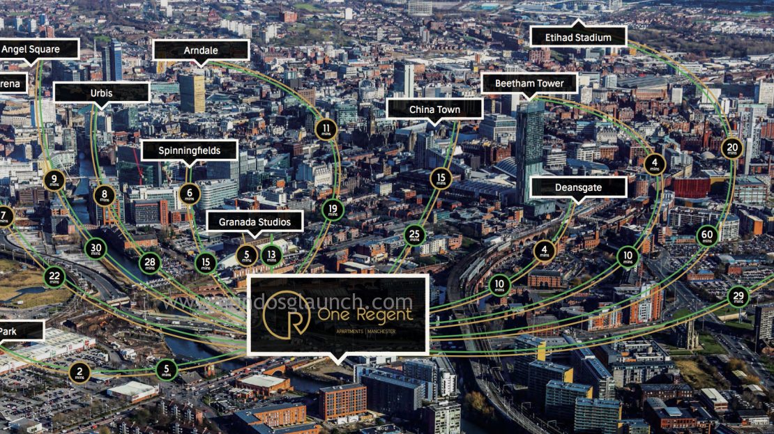 one Regent Location Map