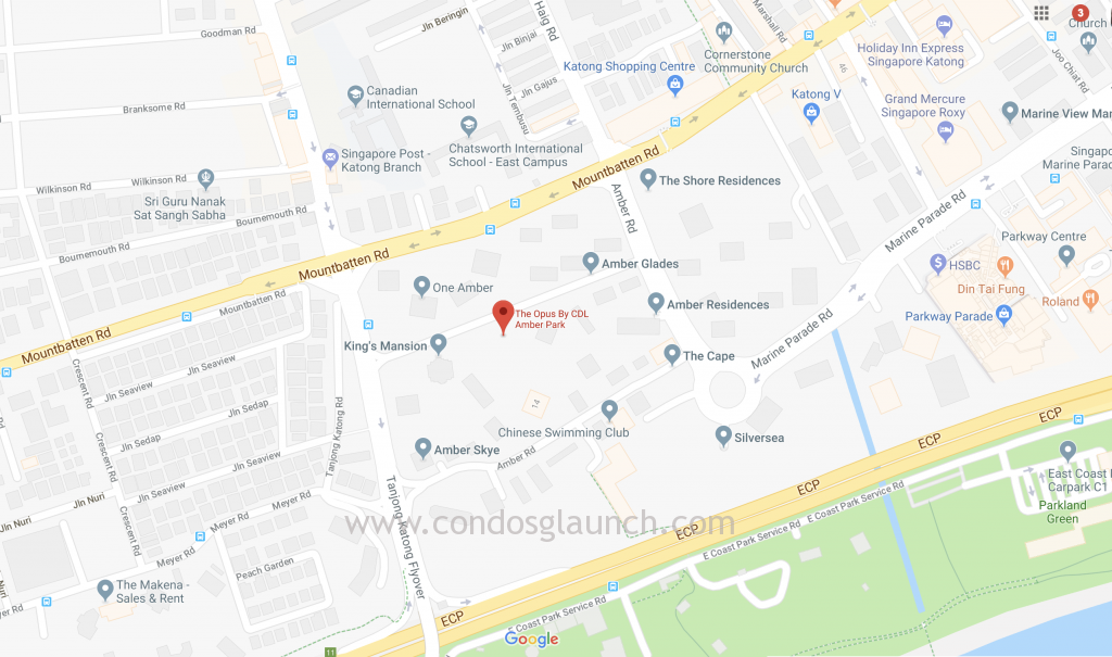 The Opus showflat location