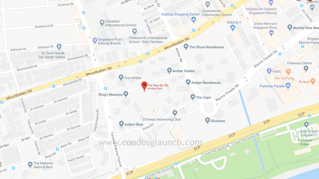 The Opus showflat location