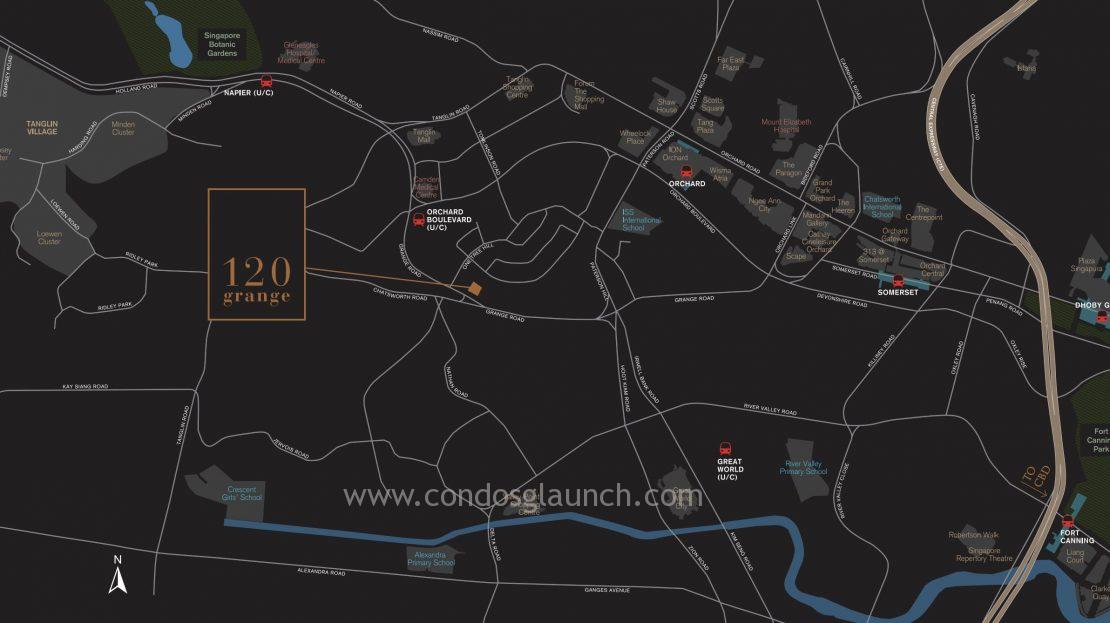 120 grange location map