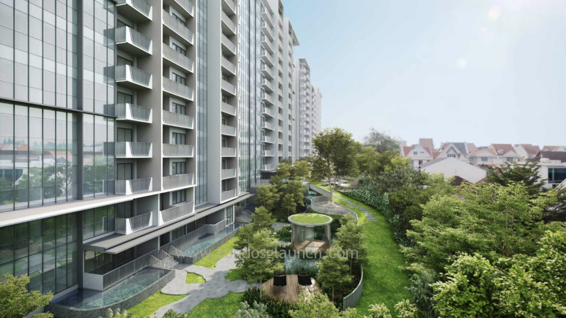 The Garden Residences Side View