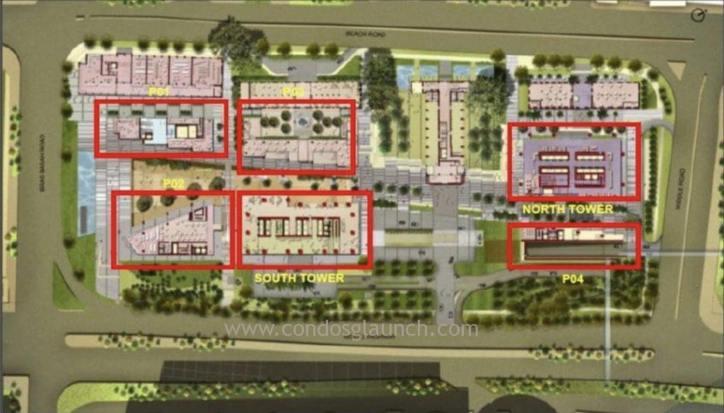 South Beach Residences Floor plan