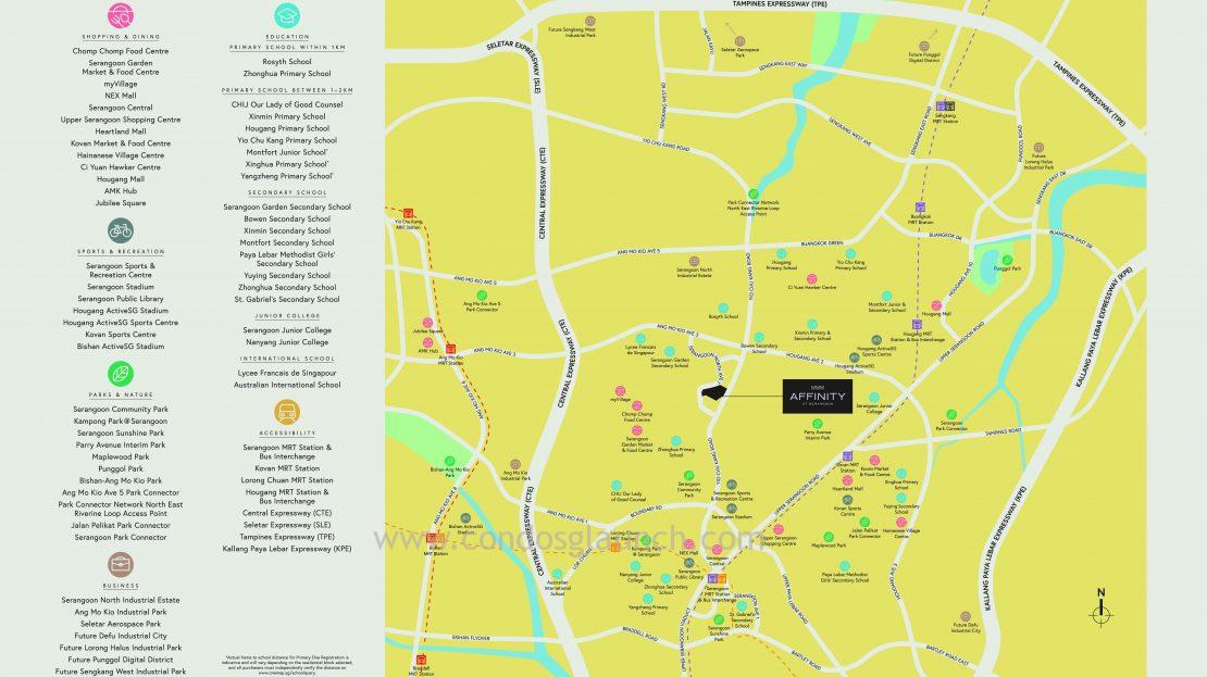 Affinity @ Serangoon Location Map