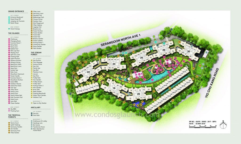 Affinity at Serangoon site map