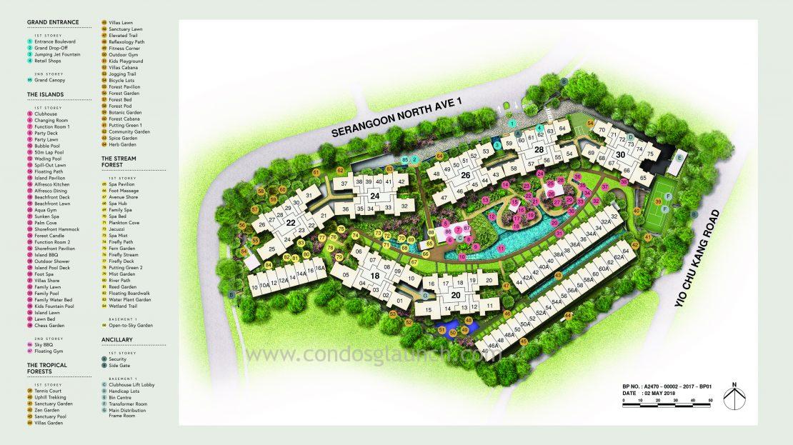 Affinity at Serangoon site map