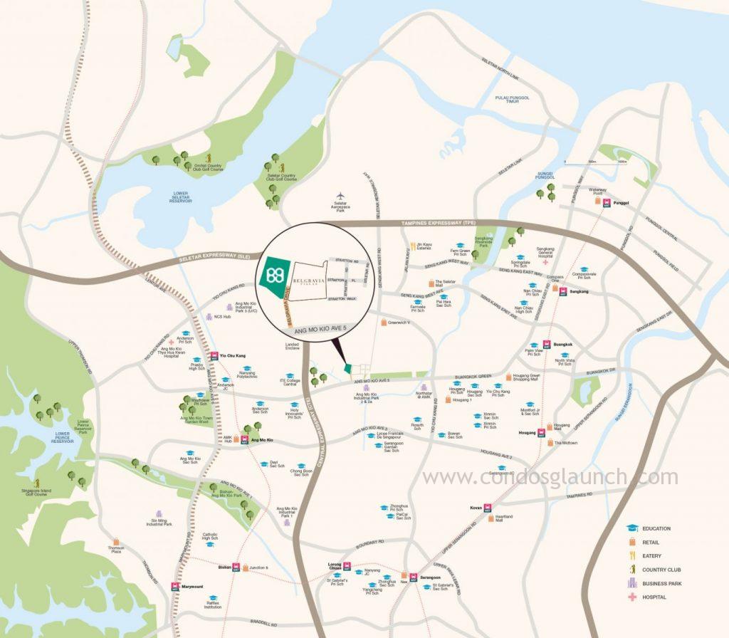 Belgravia Green Location Map 61008160