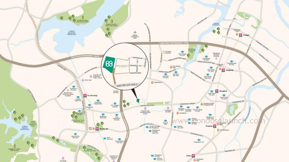Belgravia Green Location Map 61008160