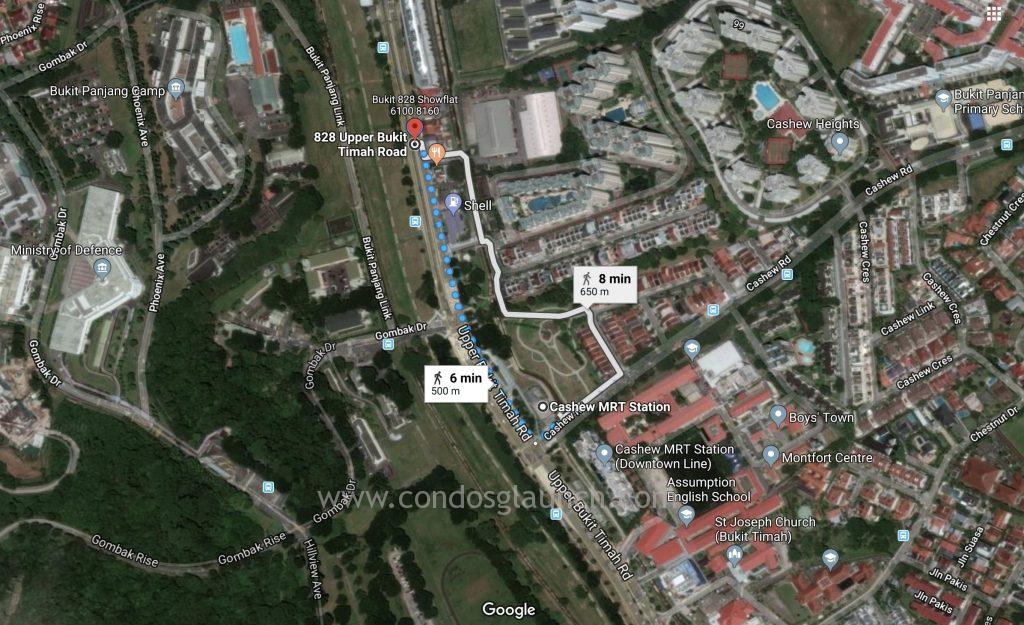 Bukit 828 Location Map