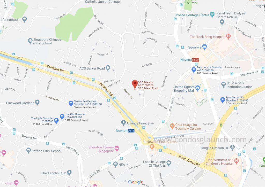 35 Gilstead location map 61008160