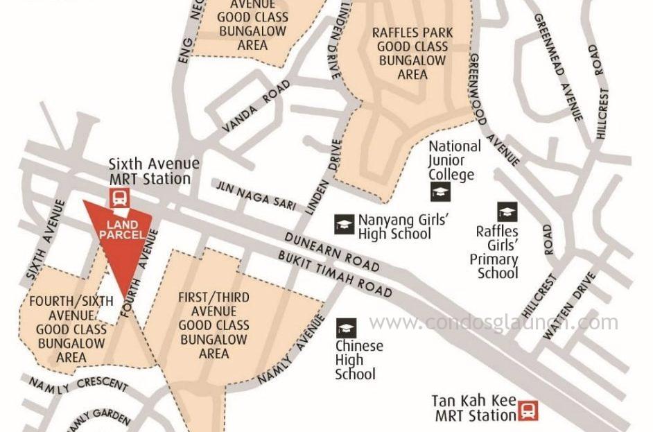 Fourth Avenue Residences location +6561008160