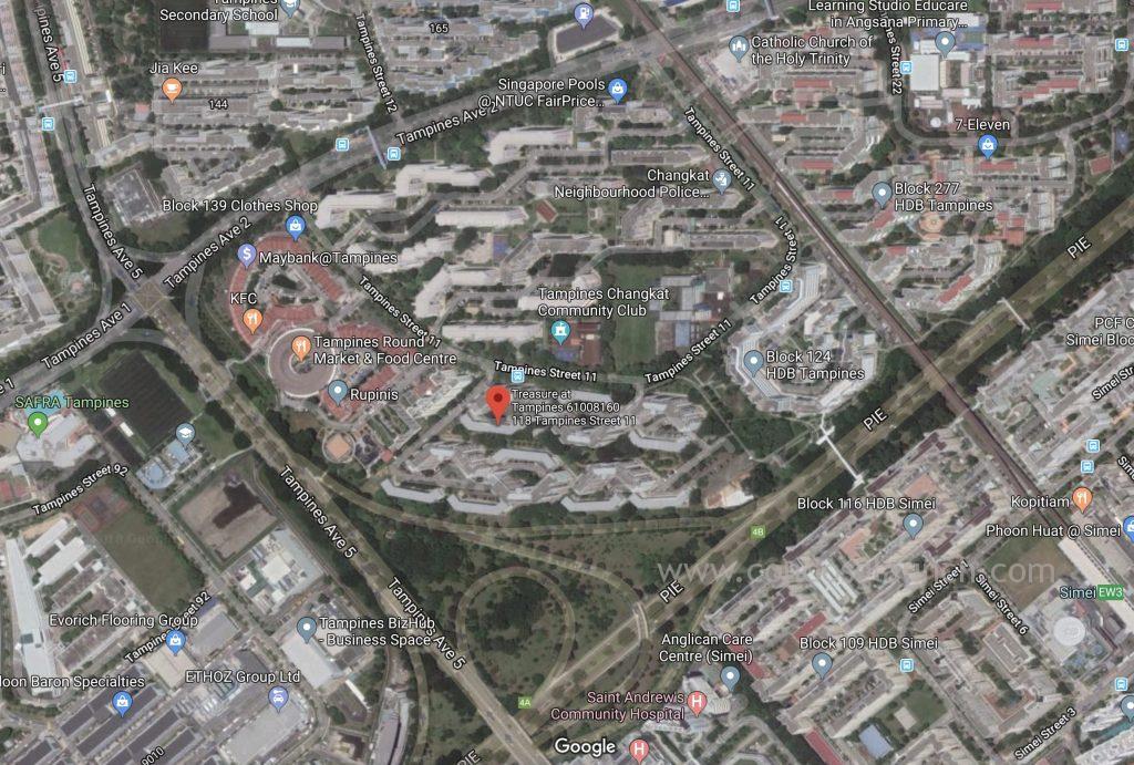 Treasure at Tampines Location Map 61008160