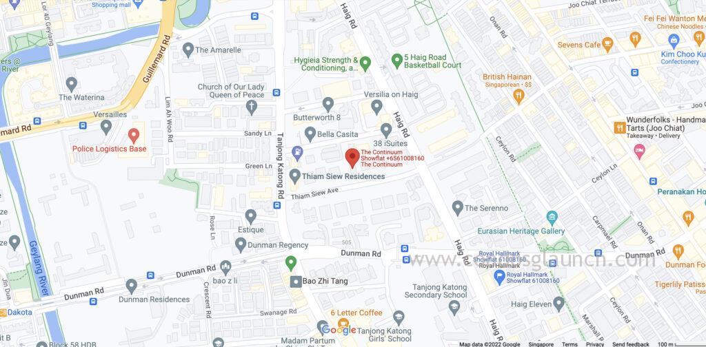 The Continuum Location Map